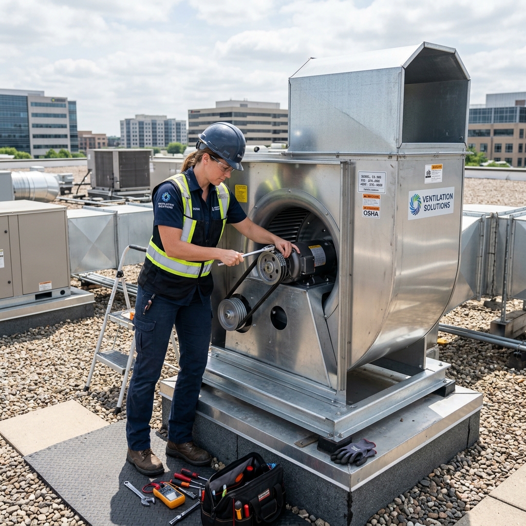 Instalasi Blower & Exhaust Hood